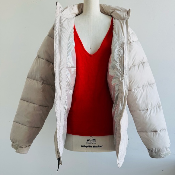 Columbia Cream Quilted Jacket Men’s small - Picture 3 of 16